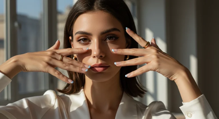 20+ Trendy Blue French Tip Nails That Will Refresh Your Look in 2025