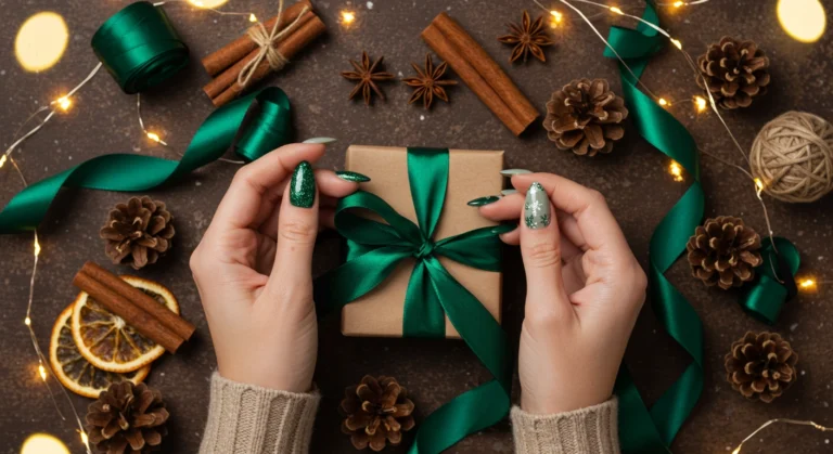 25+ Festive Christmas Green Nails to Rock This Holiday Season in 2025