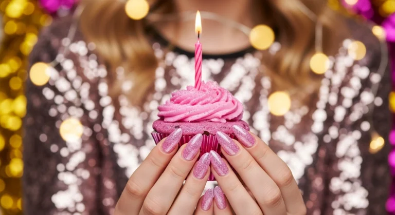 15+ Gorgeous Pink Birthday Nails to Celebrate Your Big Day in 2025