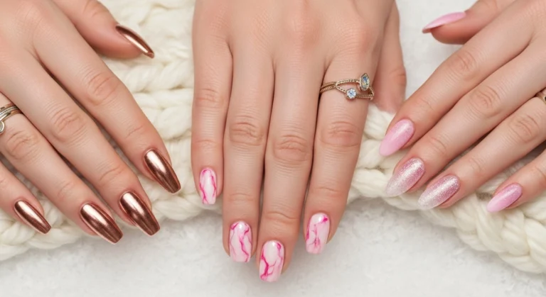 15+ Trendy Pink Winter Nails That Will Melt Your Heart in 2025