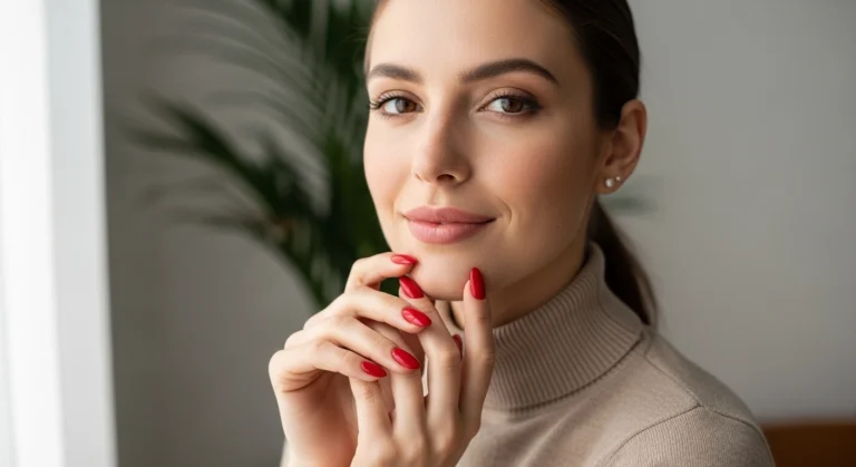 15+ Trendy Red Almond Nails That Are Stealing the Show in 2025