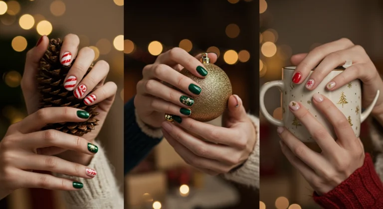 15+ Festive Short Christmas Nail Ideas for a Chic Holiday Look in 2025