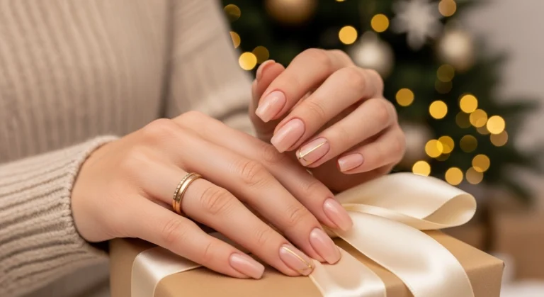 15+ Trendy Subtle Christmas Nails for an Elegant Holiday Look in 2025