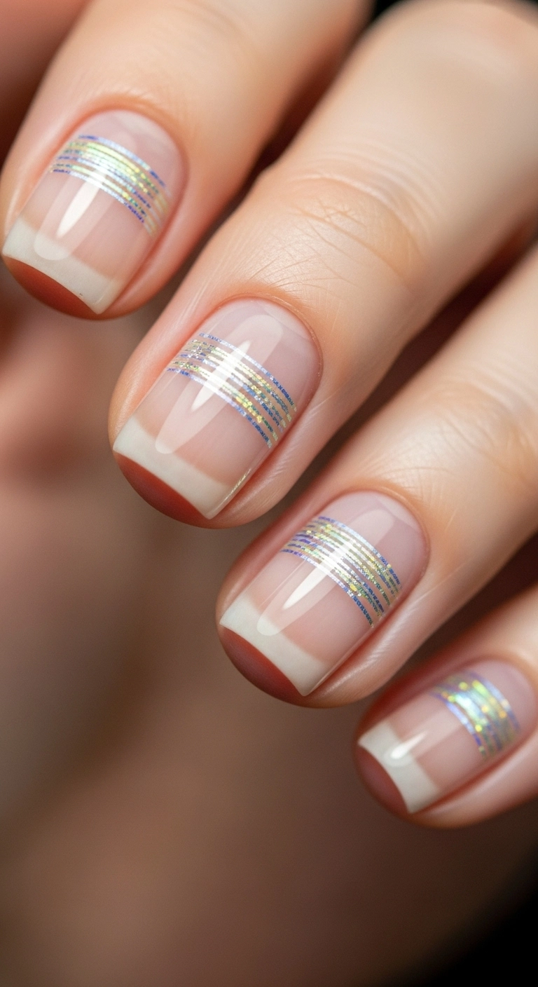 Natural nails with a